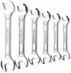 taparia wrench set 01 dep06 6x7 to 16x17 double sided open end wrench set pack of 6 double sided open end wrench