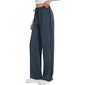 Tapata Women's 26/28/30/32/34/36 Inseam Track Pants Loose Straight Leg Jogging Sweatpants Warm-Up Sports Athletic Running