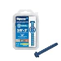 Tapcon+ 3/8 x 3 Heavy-Duty Hex Head Climaseal™ Concrete Anchors, 10 PCS