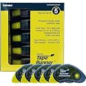 Tape Runner - Double Sided Adhesive with Dispenser Roller Included - Acid Free, Sticky, Clear &amp; Transparent - Ideal for Scrapbooking, Crafts &amp; More - Boomerang (417 inches per cartridge), 5 Cartridges