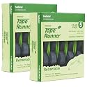Tape Runner - Double Sided Adhesive with Dispenser Roller Included - Acid Free, Sticky, Transparent - Ideal for Scrapbooking, Crafts & More - Retractable (315 inches per Cartridge), 10 Cartridges