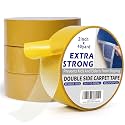 TAPEBEAR Double Side Carpet Tape 2inch x 40Yard Rug Tape Carpet Gripper