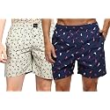 Tapia Men's Cotton Regular Printed Boxer Shorts for Men (Pack of 2)(Combo 2.22)