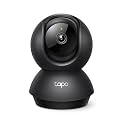 Tapo C201 Indoor Pan/Tilt Camera, Security Camera, WiFi, No Monthly Fee, AI Detection, Dog Camera, Baby Monitor, Full HD 1080P, 360° Vision, Night Vision, Works with