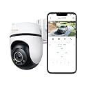 Tapo C530WS 3K 5MP Outdoor Pan/Tilt Security Wi-Fi Camera|360° Motion Tracking|Free AI Detection-Person, Pet & Vehicle|Starlight Color Night Vision|Sound and Light Alarm