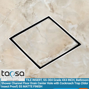 Tapsa Floor Stainless Steel Push Down Strainer