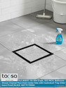 Tapsa Floor Stainless Steel Push Down Strainer