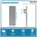 Tapsa Floor Stainless Steel Push Down Strainer