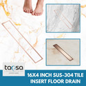 Tapsa Floor Stainless Steel Push Down Strainer