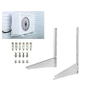 TAQA Heavy Duty AC Stand – Rust-Proof Iron Outdoor Unit Mounting Bracket, Supports Up to 150kg, Compatible with 1-2 Ton ACS – Includes Wall Fittings – Pack of 1