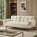 Tarantino 3-Seater Convertible Sofa Cum Bed 
