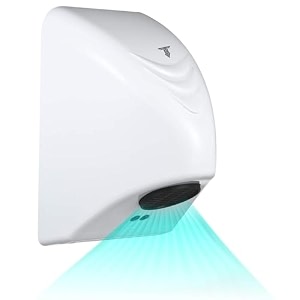 abs-plastic 850w wall mounted electrical auto sensor mini jet air hand dryer for office mall hotel school white