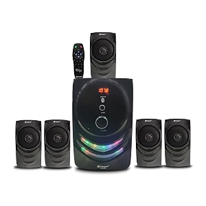 target tt-d5198 fm-usb-bt pmpo  36500 watts rms  155 watts 51 channel multimedia speaker 6 inches subwoofer