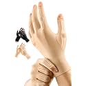 Targeted Compression Arthritis Gloves for Women Men Fingerless