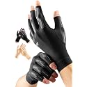 Targeted Compression Arthritis Gloves for Women Men Fingerless