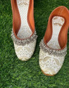 Tarifaan Womens Handmade Rajasthani Embroidered PVC Sole