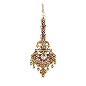tarinika antique maang tikkanethi chutti for women gold plated brass amp cz stones head jewelry traditional wedding mang tikka festive amp bridal accessory