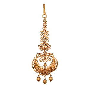 tarinika antique maang tikkanethi chutti for women gold plated brass amp cz stones head jewelry traditional wedding mang tikka festive amp bridal accessory