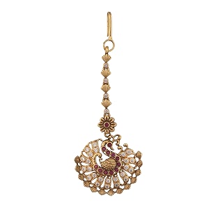tarinika antique maang tikkanethi chutti for women gold plated brass amp cz stones head jewelry traditional wedding mang tikka festive amp bridal accessory