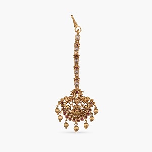 tarinika antique maang tikkanethi chutti for women gold plated brass amp cz stones head jewelry traditional wedding mang tikka festive amp bridal accessory