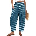TARSE Women39s Linen Wide Leg Pants Baggy