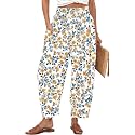 TARSE Women39s Linen Wide Leg Pants Baggy