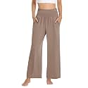 TARSE Womens Wide Leg Pants Casual Loose Yoga Sweatpants Comfy Lounge Pajama Flowy Pants Pockets