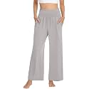 TARSE Womens Wide Leg Pants Casual Loose Yoga Sweatpants Comfy Lounge Pajama Flowy Pants Pockets