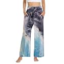 TARSE Womens Wide Leg Pants Casual Loose Yoga Sweatpants Comfy Lounge Pajama Flowy Pants Pockets