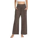 TARSE Womens Wide Leg Pants Casual Loose Yoga Sweatpants Comfy Lounge Pajama Flowy Pants Pockets