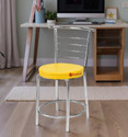 Tarun dining chair restaurant hotel Chair Leatherette Dining Chair (Set of 1, Finish Color - Yellow)