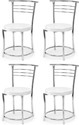 Tarun dining chair restaurant hotel Chair Leatherette Dining Chair (Set of 4, Finish Color - Grey)