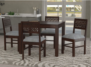 taskwood furniture solid sheesham wood four seater dining set for dining room  restaurant solid wood 4 seater dining set