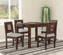 Taskwood Furniture Solid Sheesham Wood Four Seater Dining Set For Dining Room / Restaurant. Solid Wood 4 Seater Dining Set