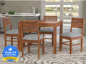 Taskwood Furniture Solid Sheesham Wood Four Seater Dining Set For Dining Room / Restaurant. Solid Wood 4 Seater Dining Set