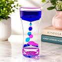 TASMAX Liquid Motion Bubbler Sensory Toys for Autistic Kids Anxiety Relief Toys Adults Autism Therapy Stress Relief Toys Adults Desk Calming Colorful 2 Minute Liquid Hourglass Fidget Toys Pack 1