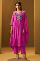Tasrika Embroidered Kurta TrouserPant Dupatta Set