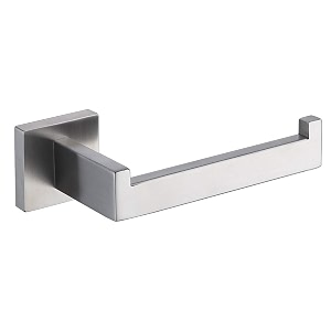 tastos toilet paper holder brushed nickel toilet tissue roll holders dispenser and hangers wall mounted for bathroom amp kitchen stainless steel modern square style silver