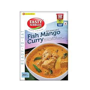 tasty nibbles fish mango curry 200gm pouch pack of 1