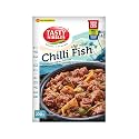 TASTY NIBBLES Ready to Eat Chilli Fish 200GM Pouch | Open Heat &amp; Eat | Non-Vegetarian | No Added Preservatives | Japanese Retort Technology (Pack of 1)