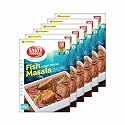 TASTY NIBBLES Ready to Eat Fish Masala | Kerala Special | Open Heat &amp; Eat | Non-Vegetarian | No Added Preservatives | Japanese Retort Technology 200GM Pouch (Pack of 6)