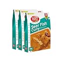 TASTY NIBBLES Ready to Eat SEER Fish Curry| Kerala Special | Open Heat &amp; Eat | Non-Vegetarian | No Added Preservatives | Japanese Retort Technology 200GM Pouch (Pack of 3)