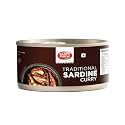 Tasty Nibbles Ready to Eat Traditional Sardine Curry 185g | Non-Vegetarian | No Added Preservatives | Japanese Retort Technology [Pack of 1, 185g]