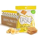 TASU Banana Dried Fruit Chips, Individual Bags, No Sugar Added, 12 Pack