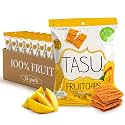 TASU Mango Dried Fruit Chips, Individual Bags, No Sugar Added, 12 Pack