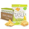 TASU Pineapple Dried Fruit Chips, Individual Bags, No Sugar Added, 12 Pack