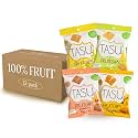 TASU Variety Dried Fruit Chips, Individual Bags, No Sugar Added, 12 Pack