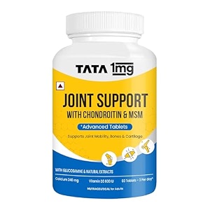 tata 1mg joint support advanced tablet with glucosamine msm amp chondroitin for men amp women pack of 60 tablets