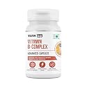 Tata 1mg Vitamin B Complex Capsules with 100% RDA for B1,B2,B3,B5,B6,Biotin, with Vitamin C and E, Helps Maintain Energy, Immunity and Skin Health, For Women & Men, Pack of 60 Vegetarian Capsules