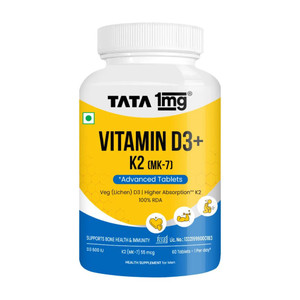 tata 1mg vitamin d3k2 mk-7 advanced tablet for stronger bones and immunity